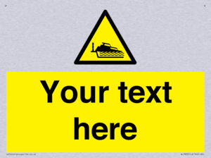 Custom warning grounding cruiser on lock cill